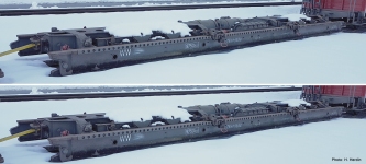 Roco 6640007 - H0e - 2-tlg. Set Rollwagen, Zillertalbahn, Ep. V-VI